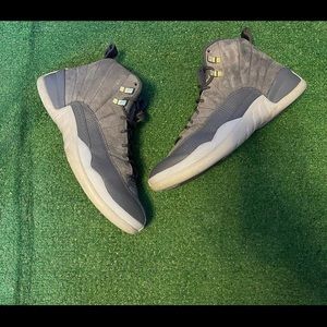 Dark grey Jordan 12 size 9.5